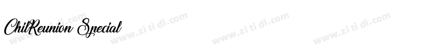 ChilReunion Special字体转换